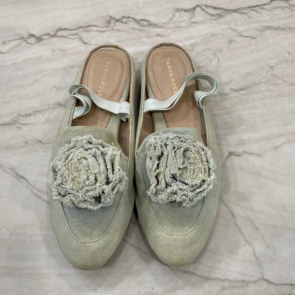 Taryn Rose Women's Floral Mules